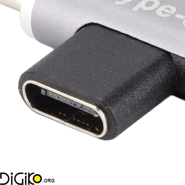 تبدیل 1 به 2 پورت تایپ سی MINI TECH — تصویر ۴