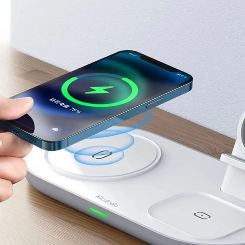 شارژر وایرلس مک دودو مدل 3in1 Magnetic Wireless Charger CH-7060 — تصویر ۸
