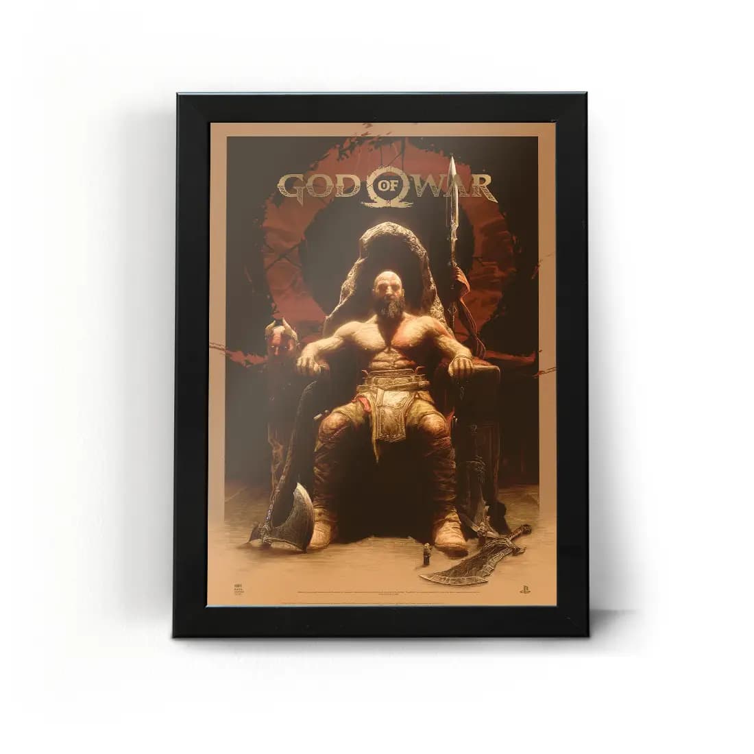 تابلو قاب گاد آف وار طرح 23 God of War
