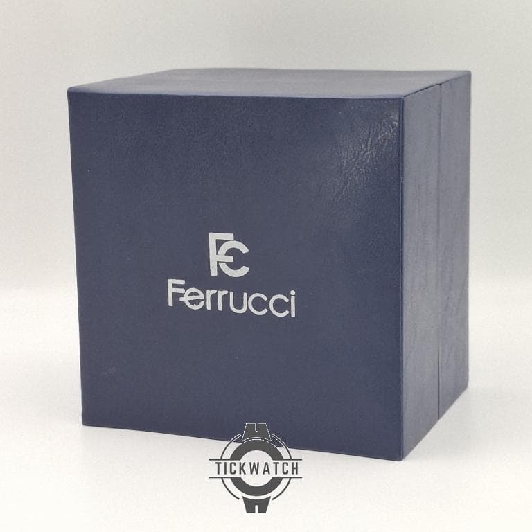 ساعت مچی مردانه فروچی Ferrucci ایتالیا مدل DUAL TIME با موتور ژاپن و بند استیل ضد زنگ — تصویر ۷