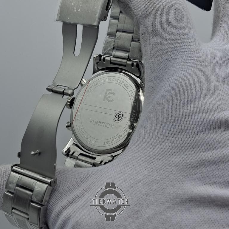 ساعت مچی مردانه فروچی Ferrucci ایتالیا مدل DUAL TIME با موتور ژاپن و بند استیل ضد زنگ — تصویر ۹