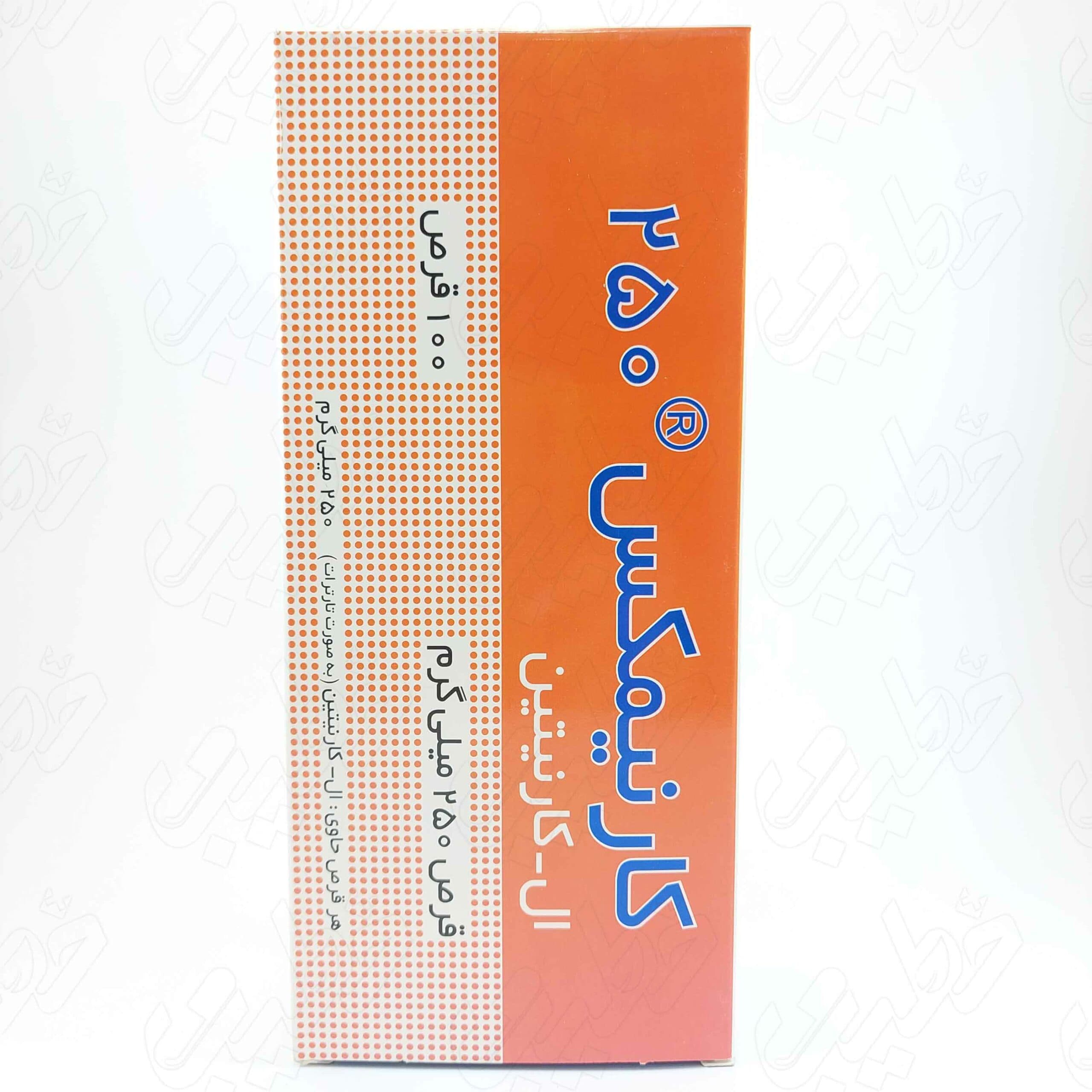قرص کارنیمکس ال کارنیتین 250 میلی گرم شهر دارو 100 عددی