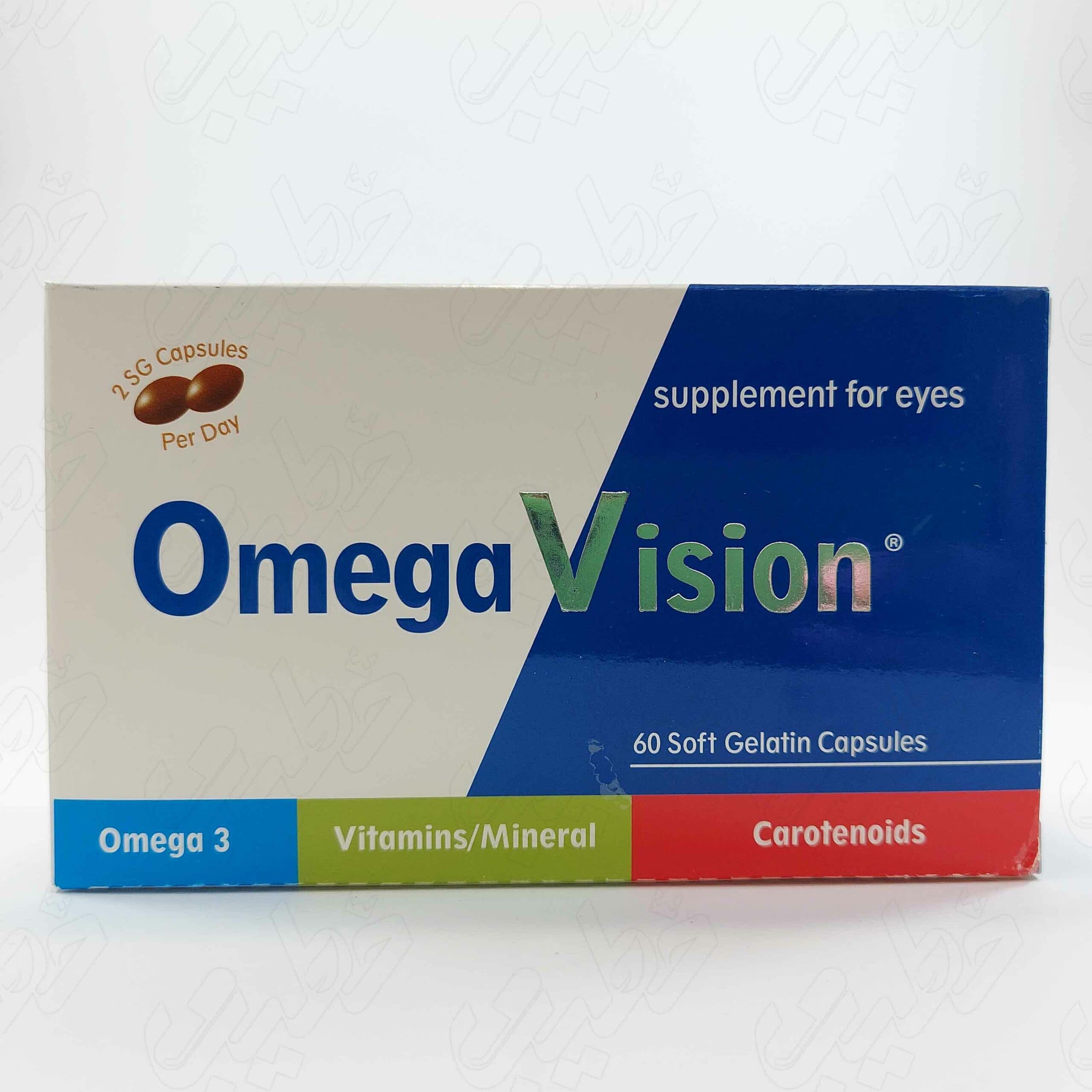 کپسول ژلاتینی امگاویژن 60 عددی