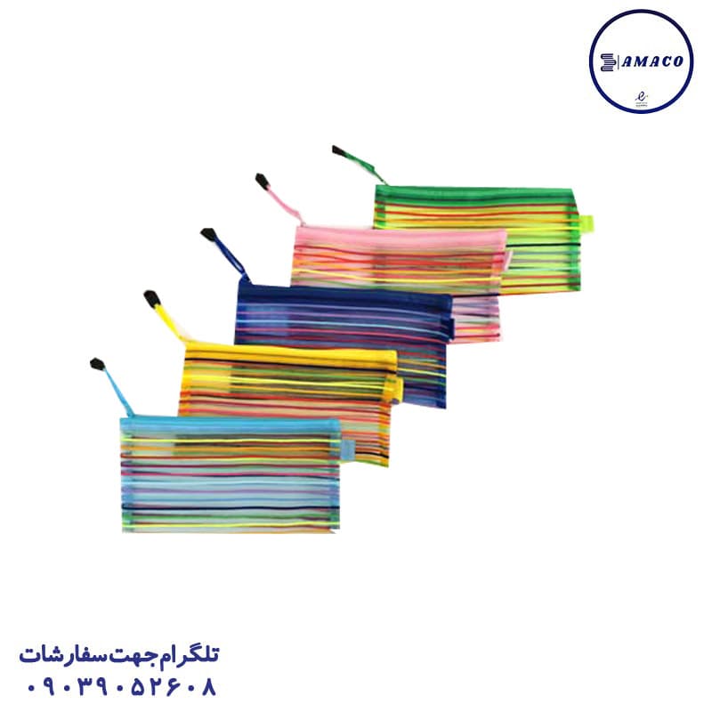 جامدادی توری رنگین کمان A4 — تصویر ۳