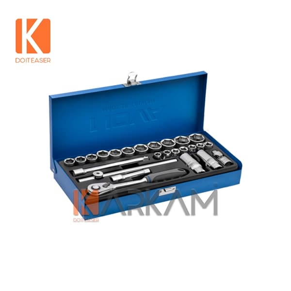 جعبه بکس 25 پارچه 3.8 اينچ NTS-7400 نوا