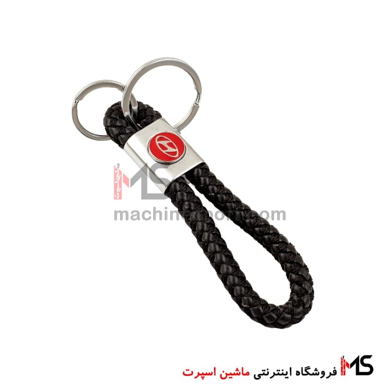 جاسوئیچی بند چرمی بافت هیوندا