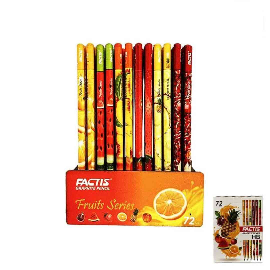 مداد مشکی طرح میوه فکتیس 72