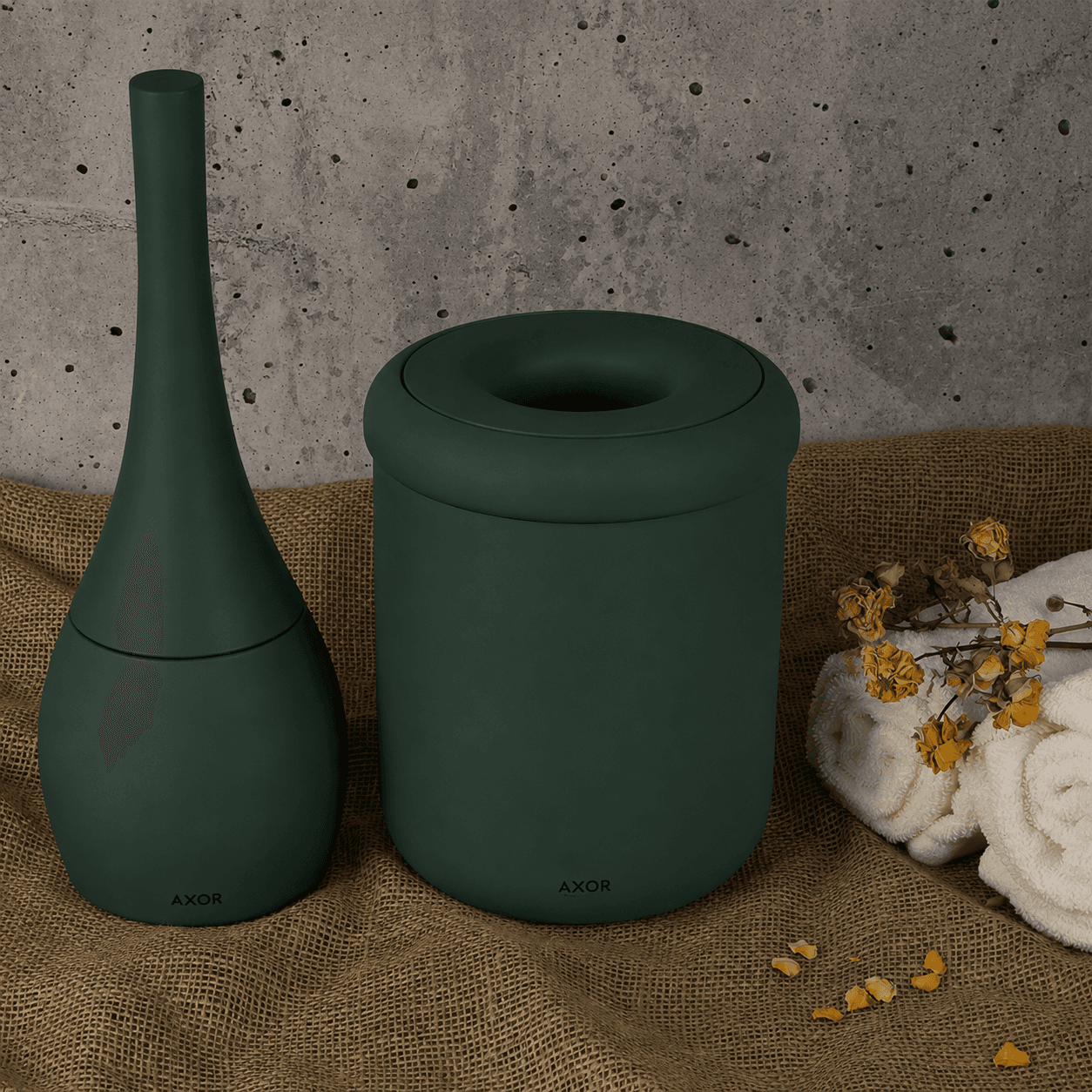 ست سطل و فرچه سنگی AXOR (آکسور) مدل برونو
