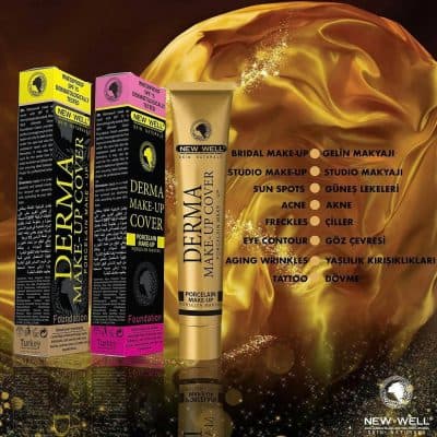 کرم پودر تیوپی نیوول درما کاور NEW WELL DERMA