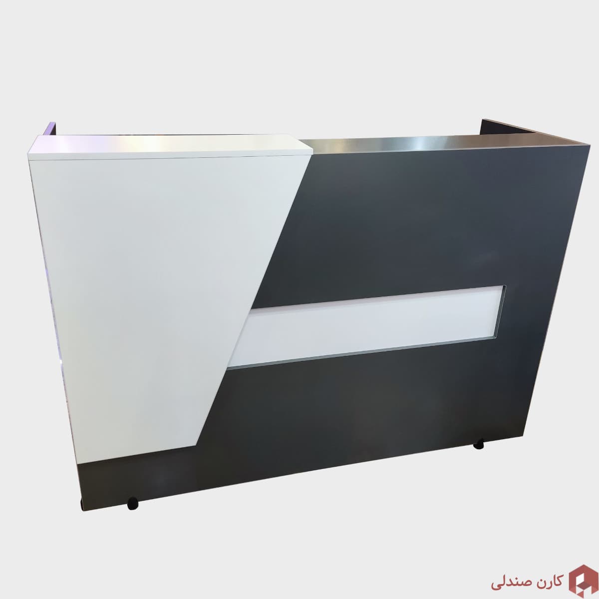میز کانتر MDF مدل مدرن طرح دار
