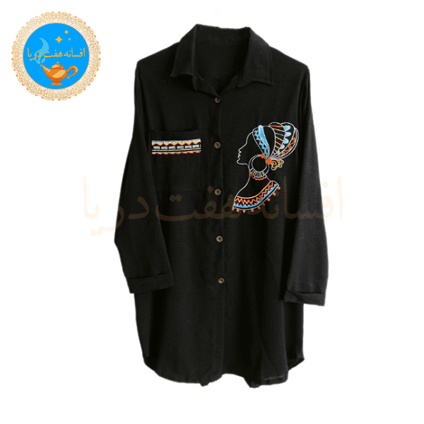 پیرهن زنانه گلدوزی مدل مومبا mumba