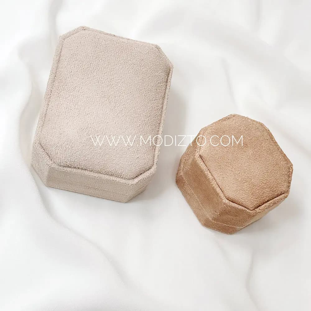 جعبه جواهرات کادویی مخمل