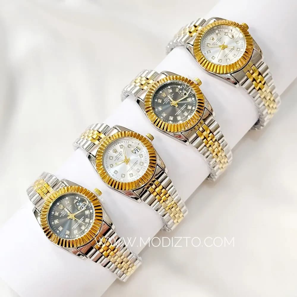 ساعت مچی زنانه طرح رولکس Rolex مدل Date just