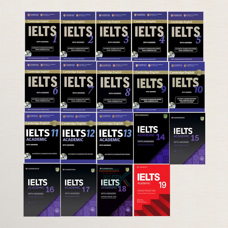 کتاب کمبریج آیلتس 1-19 آکادمیک مجموعه کتاب | کتاب Cambridge English IELTS 1-19 Academic
