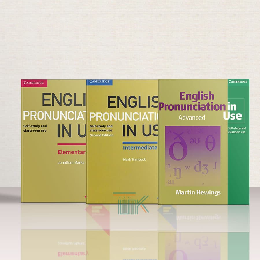 کتاب Cambridge English Pronunciation in Use Pack | پک 3 جلدی کتاب زبان انگلیش پرونانسیشن این یوز