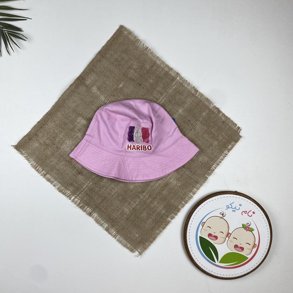 کلاه دخترانه طرح پاستیل لبه دار یاسی رنگ – 54