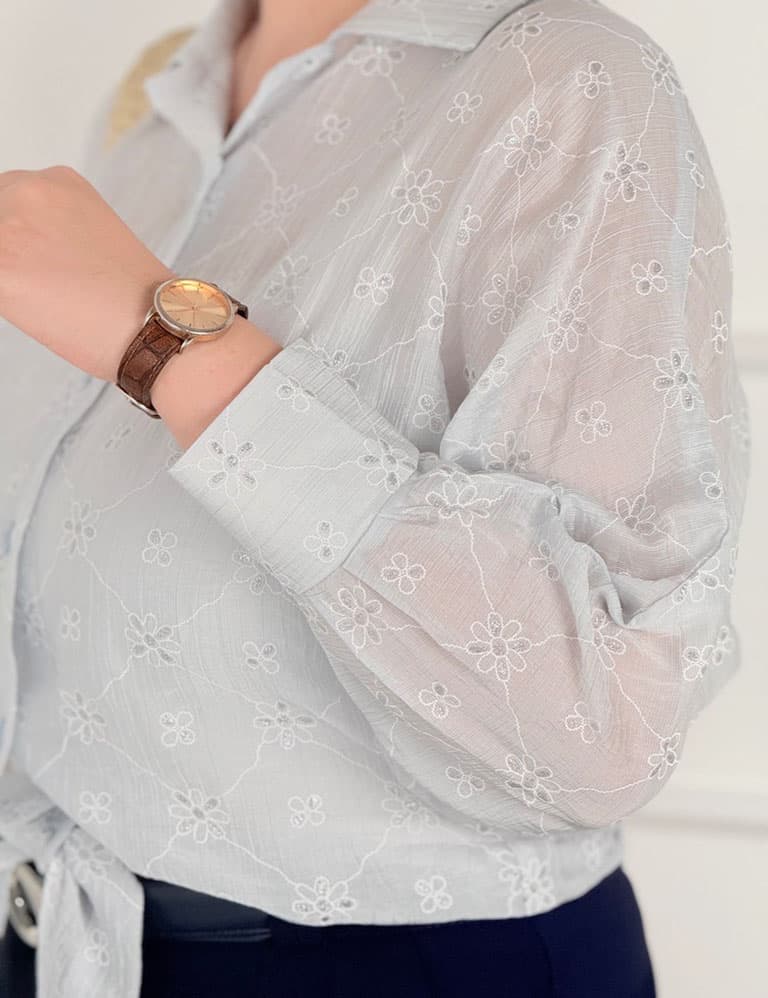 شومیز شیشه ای آنوشا کد : 81033 — تصویر ۸