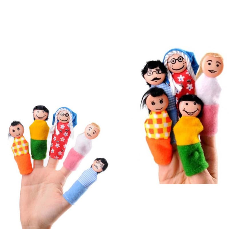 عروسک انگشتي خانواده شادي رويان