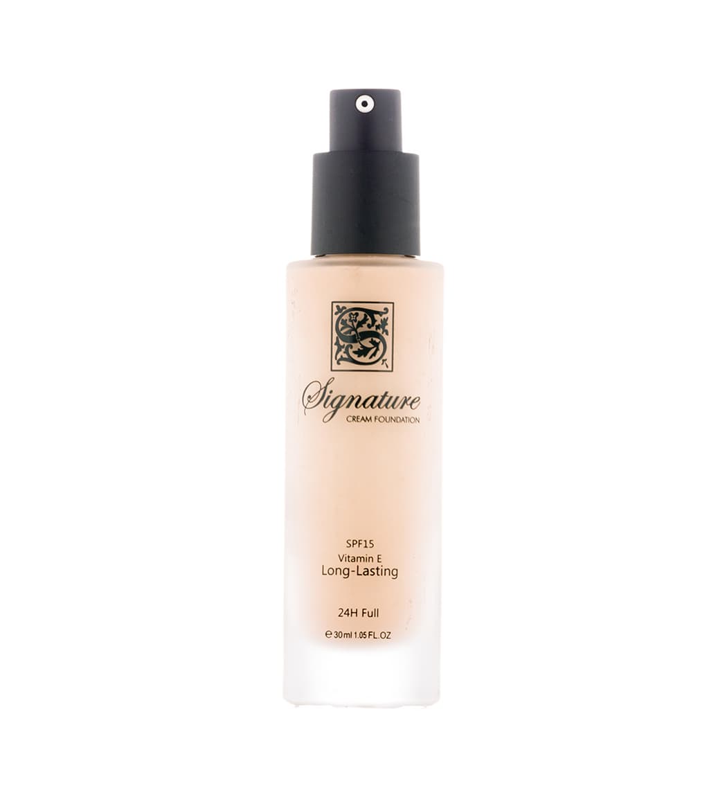 کرم پودر پمپی سیگنیچر حاوی آرگان دارای Spf 15