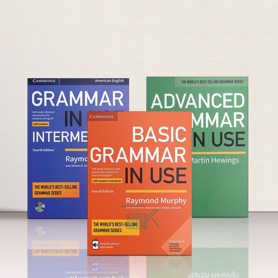 کتاب Grammar In Use 4th Edition Pack | پک 3 جلدی گرامر این یوز ویرایش چهارم