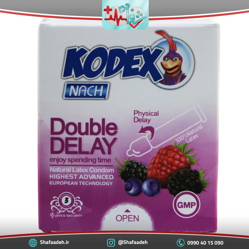 کاندوم دابل دیلی کدکس 3 تایی – Kodex Double Delay