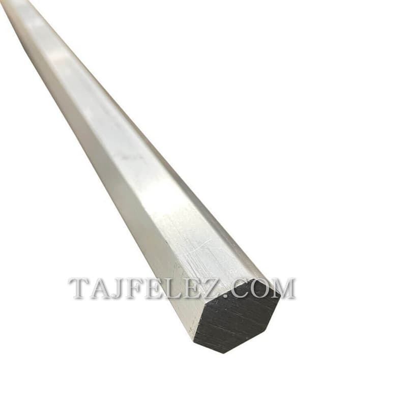 شش پر فولادی CK45 سایز mm30 طول 6000mm