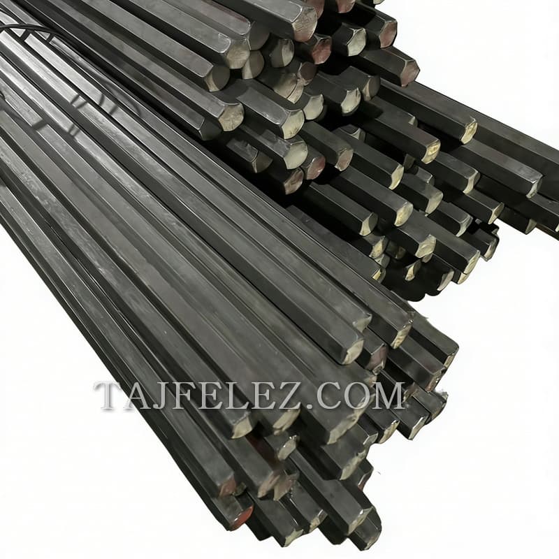 شش پر آهنی ST37 سایز 35mm طول 6000mm