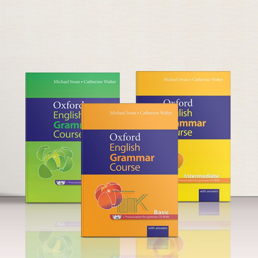 کتاب آکسفورد انگلیش گرامر کورس پک 3 سطحی | کتاب Oxford English Grammar Course Books Pack