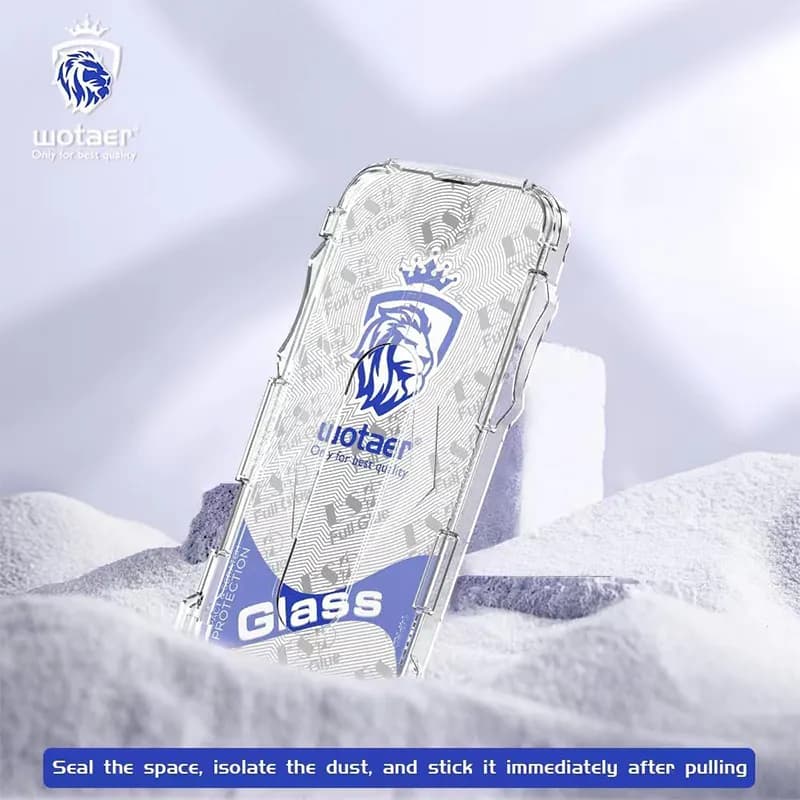 محافظ صفحه نمایش شیشه ای اورجینال Wotaer – Magic Glass Box NTC – (پک دار) — تصویر ۳