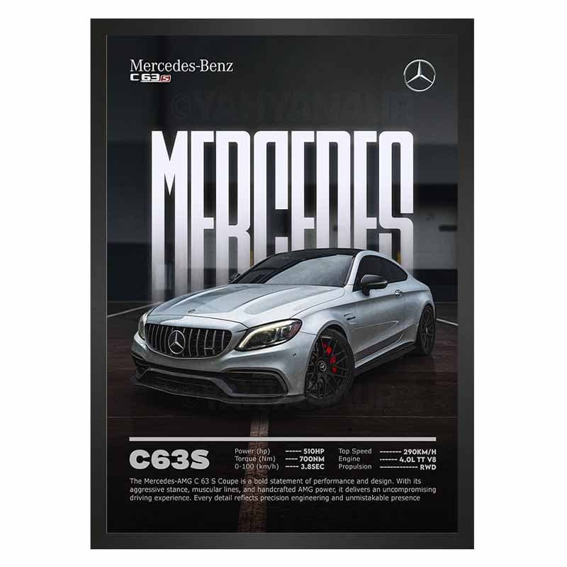 تابلو مرسدس بنز C63S