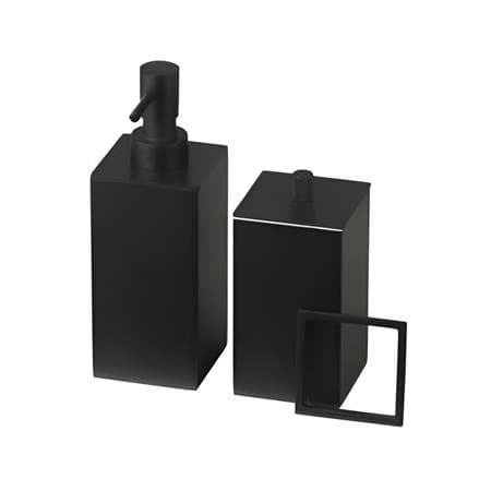ست 2 پارچه مربع اسمارت رنگ مشکی طرح MIRA کد WT-638