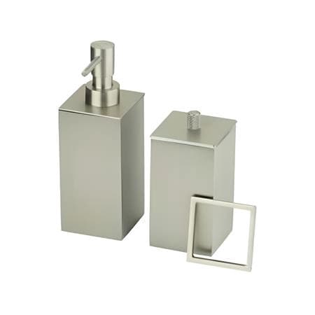 ست 2 پارچه مربع اسمارت رنگ کروم طرح MIRA کد WT-638