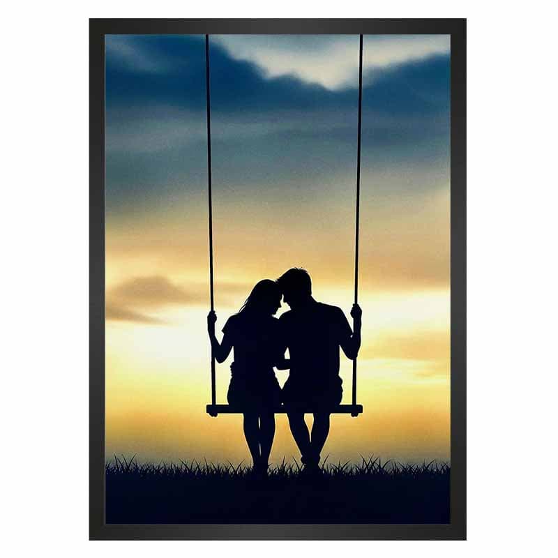 تابلو غروب عاشقانه