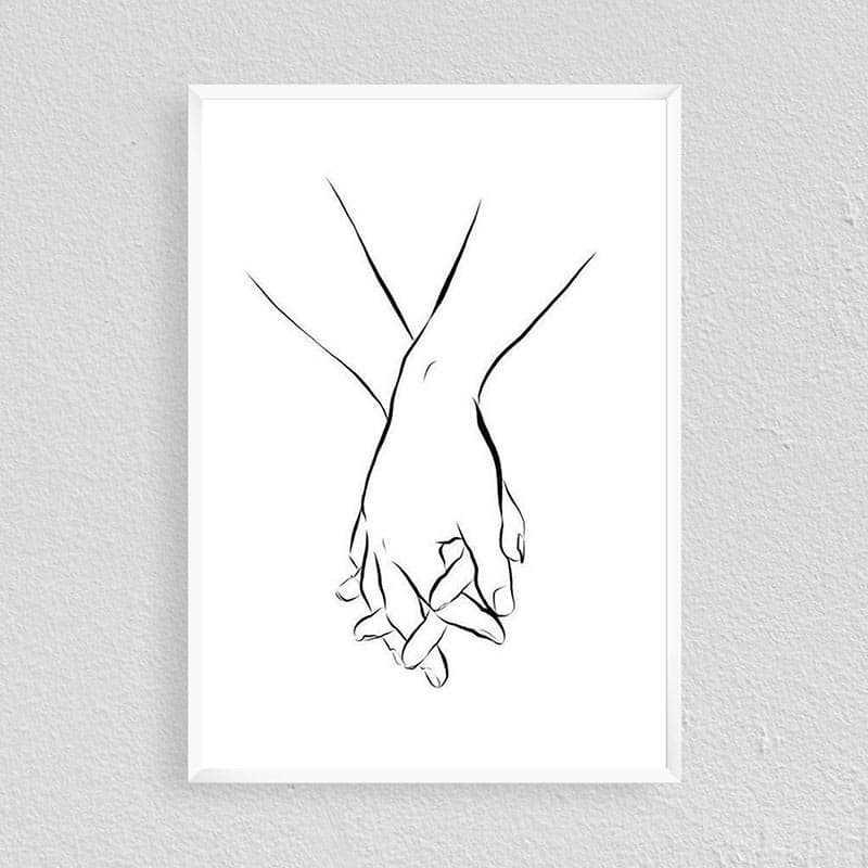 تابلو سه تکه عاشقانه — تصویر ۳
