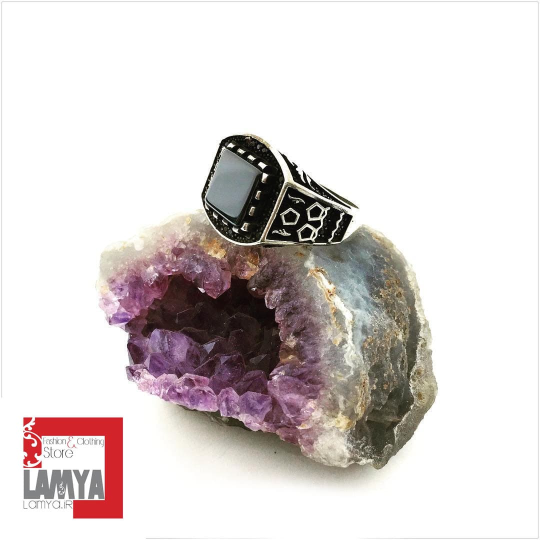 انگشتر نقره مردانه مدل میلان کد: A001