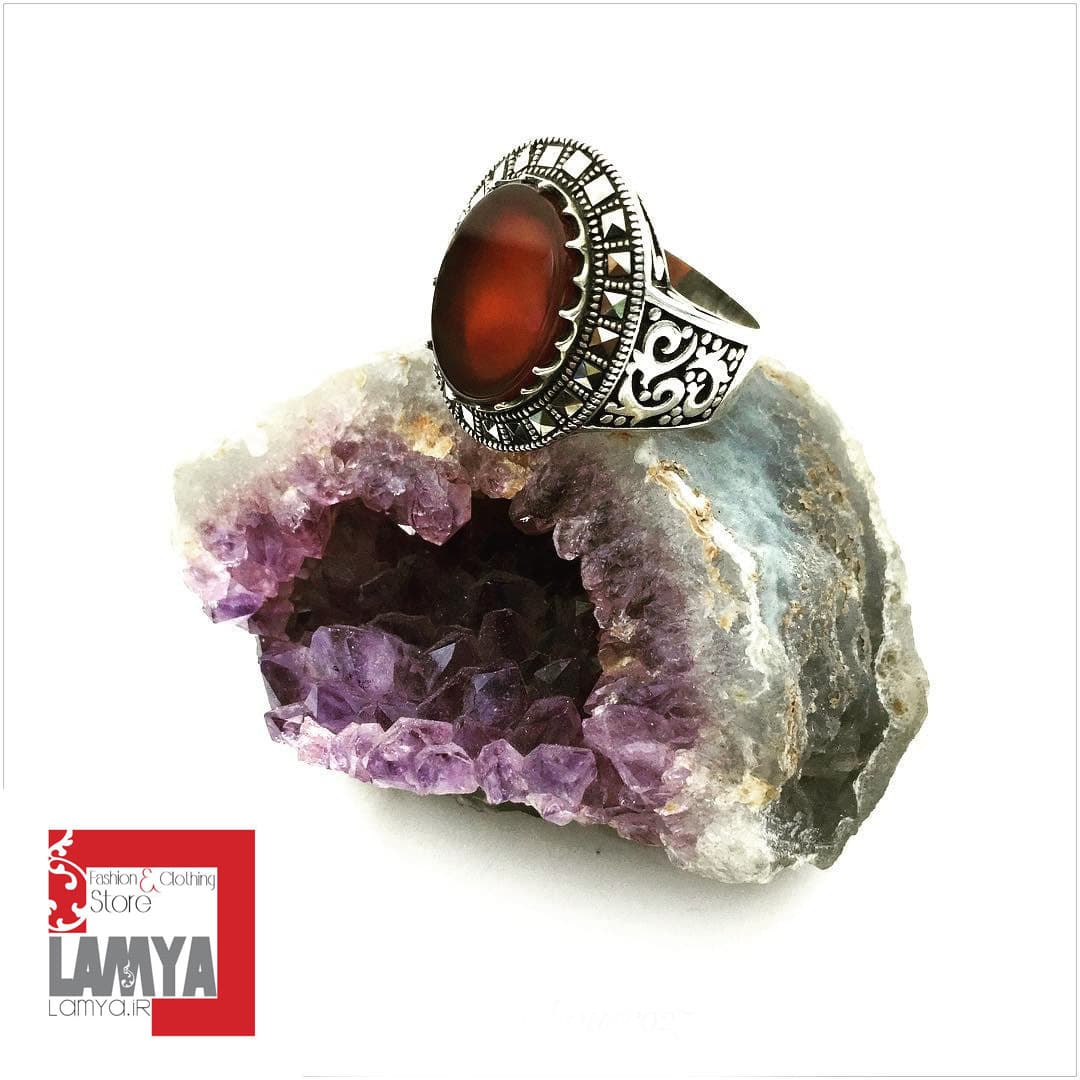 انگشتر نقره مردانه مدل آراد کد : A003