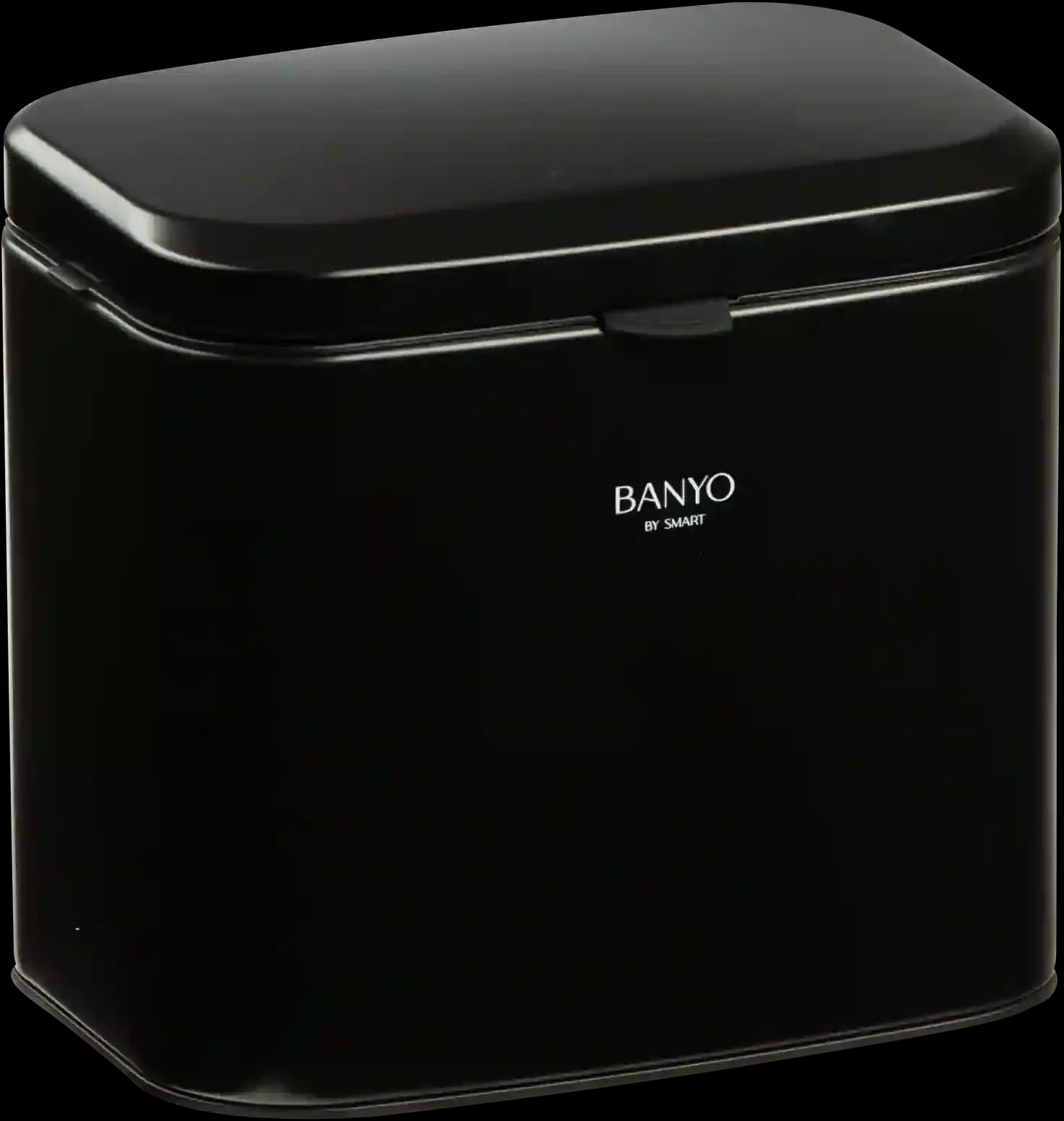 سطل 4 لیتر کابینتی اسمارت رنگ مشکی طرح Nila کد 6605-Matt black
