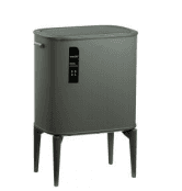 سطل 20 لیتر دستی فرنیش دو مخزنه اسمارت رنگ طوسی کد 6955H-DGR