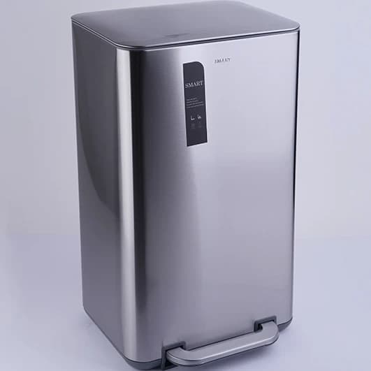 سطل 30 لیتر اسمارت رنگ استیل طرح fiona کد 6976-SS