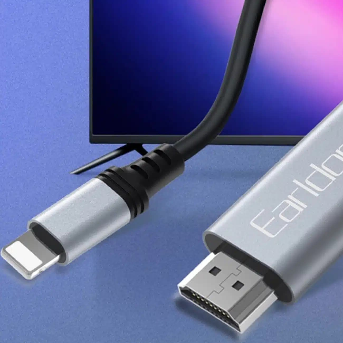 کابل لایتنینگ به HDMI دو متری Earldom W35 — تصویر ۱۰