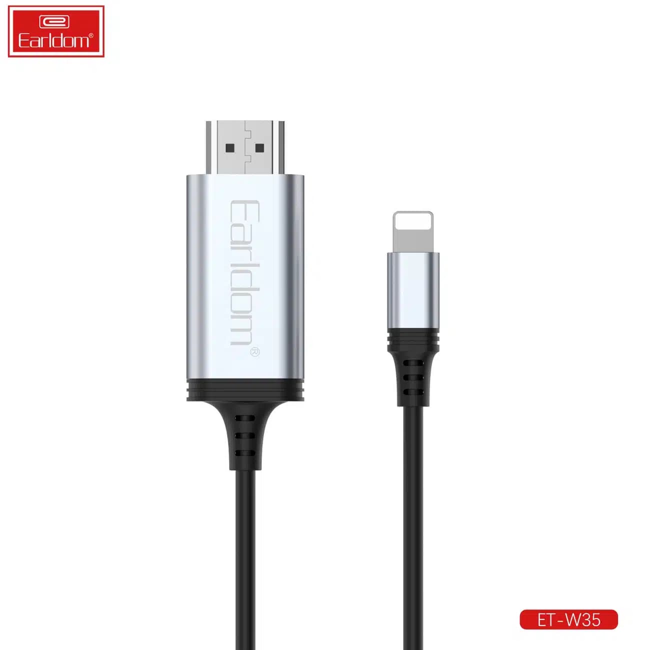 کابل لایتنینگ به HDMI دو متری Earldom W35 — تصویر ۱۲