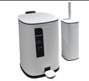 سطل و برس 5 لیتراسمارت رنگ سفید طرح velano کد 1046
