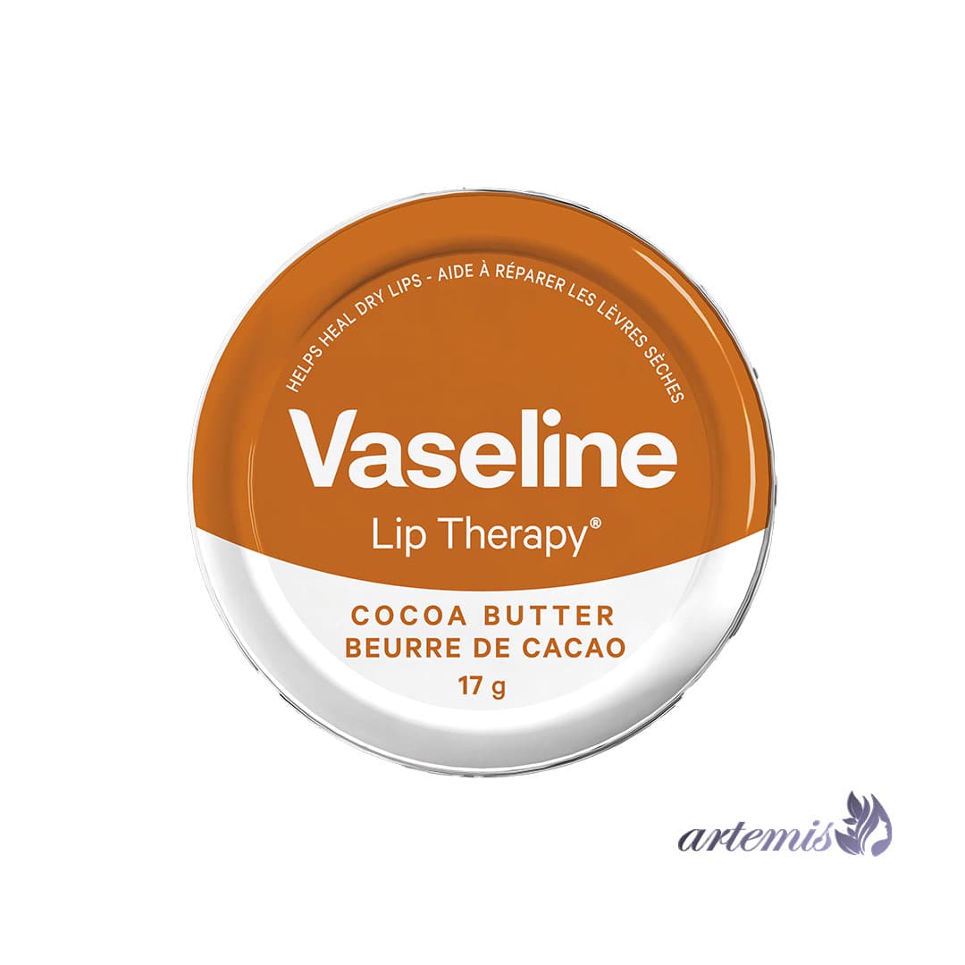 کرم نرم کننده لب وازلین مدل Cocoa butter وزن 20 گرم