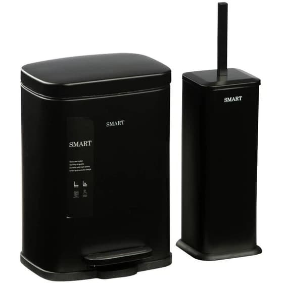 سطل و برس 5 لیتراسمارت رنگ مشکی طرح DORA کد 6843-Matt black