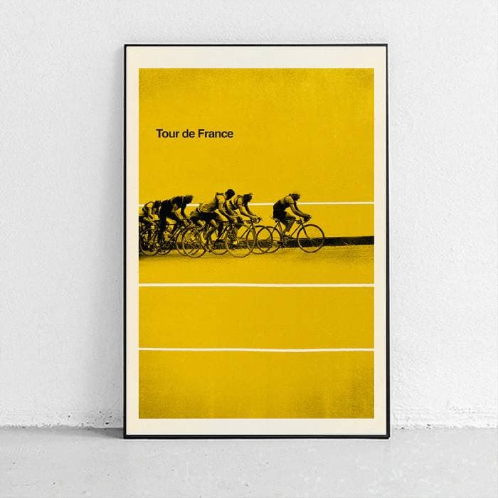 پوستر و تابلو مینیمال طرح Tour de France — تصویر ۲