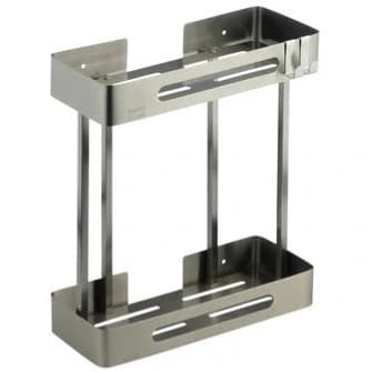 استند وسط حمام مستطیل دو طبقه اسمارت رنگ کروم طرح banyo کد 2022