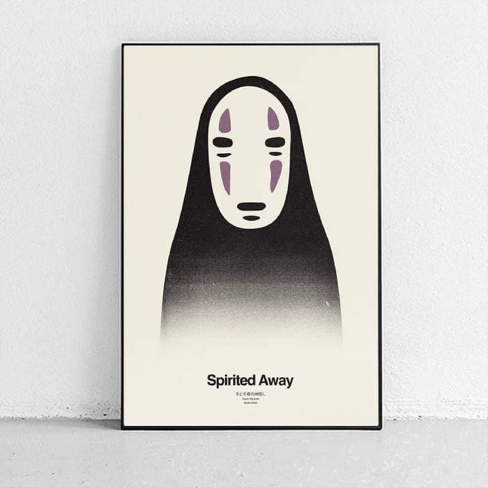 پوستر و تابلو مینیمال طرح Spirited Away