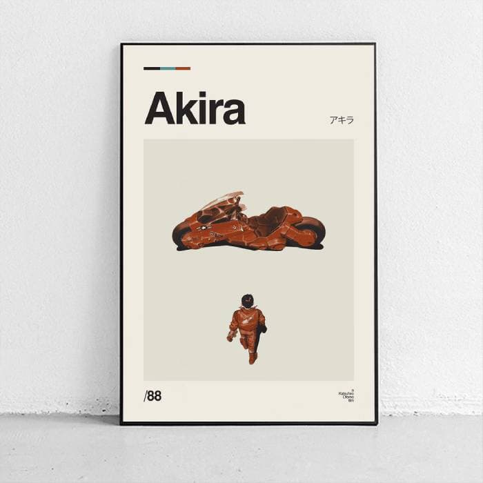 پوستر و تابلو مینیمال طرح Akira — تصویر ۲