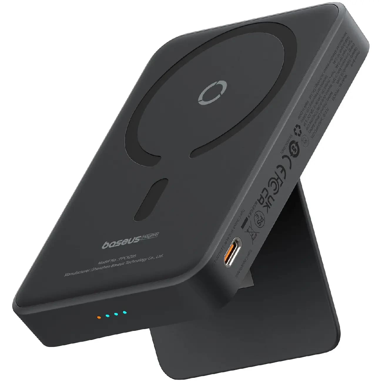 پاوربانک بی‌سیم 20 وات بیسوس مدل MagPro Magnetic Bracket 20w با ظرفیت 5000 میلی آمپر ساعت — تصویر ۲