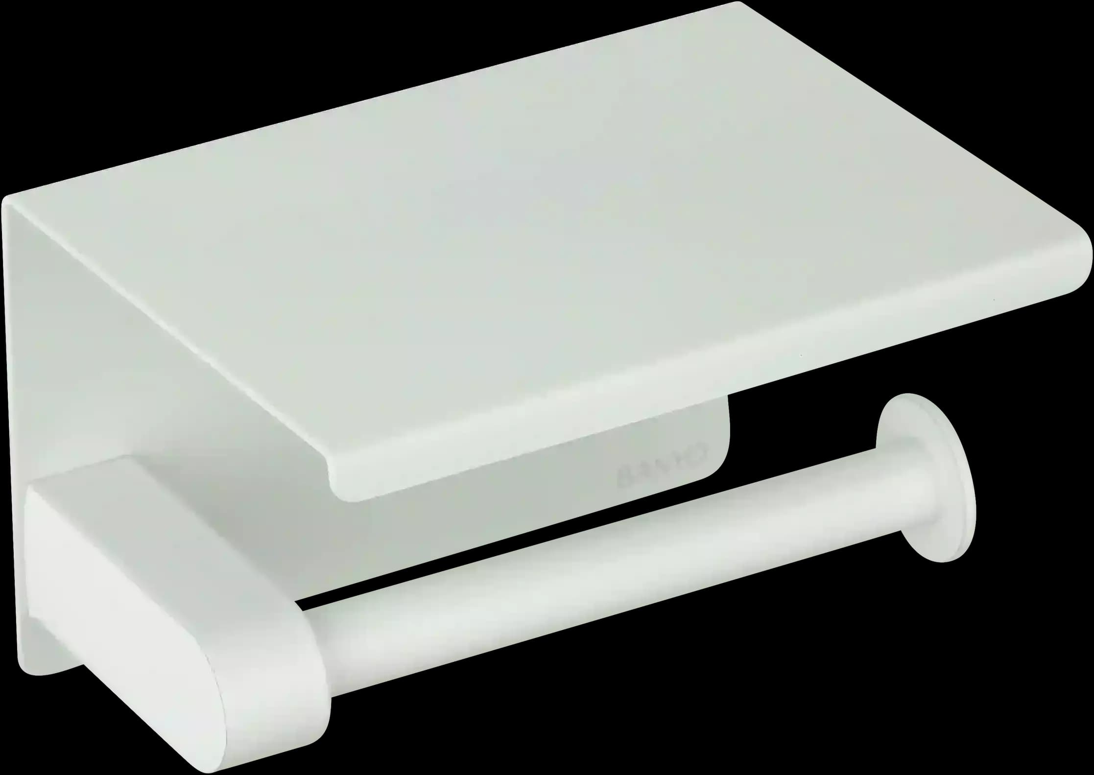 دستمال سایز کوچک اسمارت رنگ سفید طرح banyo کد 6301